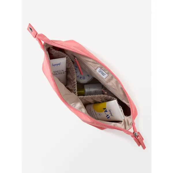 Athleta All About Large Cosmetic Pouch Bag Mimosa Pink - Image 2