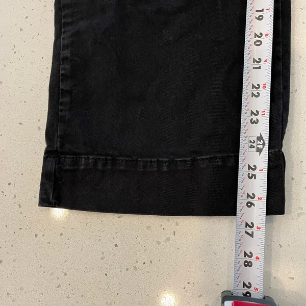 Marine Layer Bridget Wide Leg Crop Pants in Black size 6‎ - Image 10