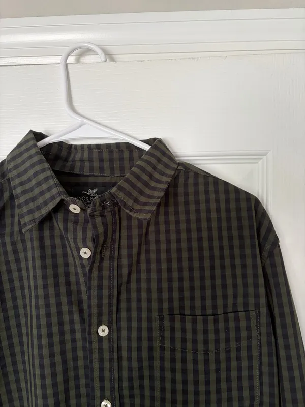 Knox & Lane Gingham Button Down Purple - Image 2