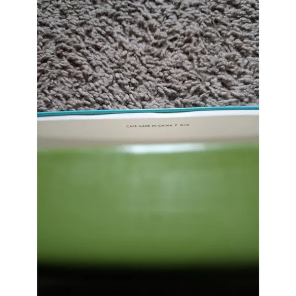 Kate Spade Lime Green & Turquoise Hard Eyeglass Sunglass Case - Image 4