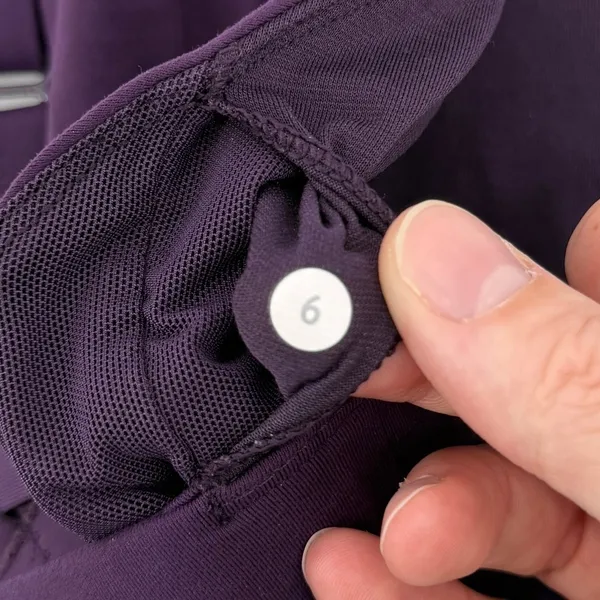 Lululemon Pure Practice Bra Deep‎ Zinfandel Purple Women 6 Luxtreme Strappy - Image 7