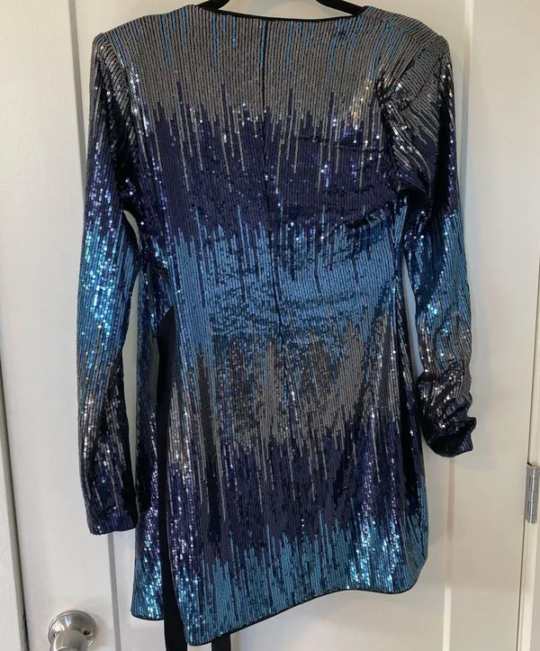 Revolve Sequin Mini Dress - Image 3
