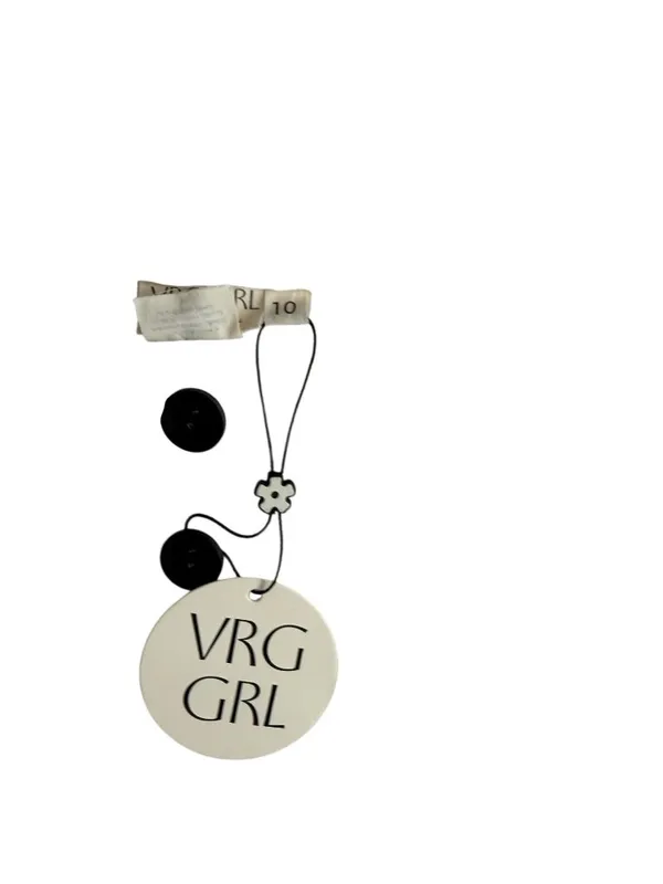 VRG GRL White Linen Button Tank Top Size 10 NEW NWT - Image 4