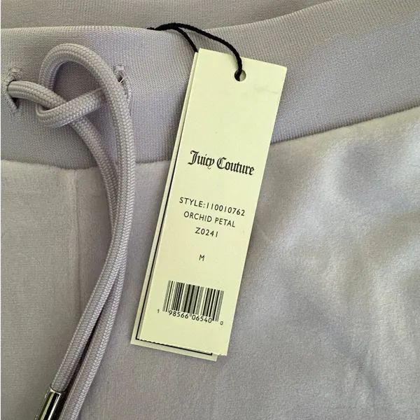 Juicy Couture - Velour & Rhinestone Hooded Top & Pants in Orchid Petal Purple - Image 4