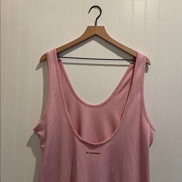 FP Movement by Free People Twirl Tunic Tank Ruffle in Antique Blush Size M NWT - Image 11