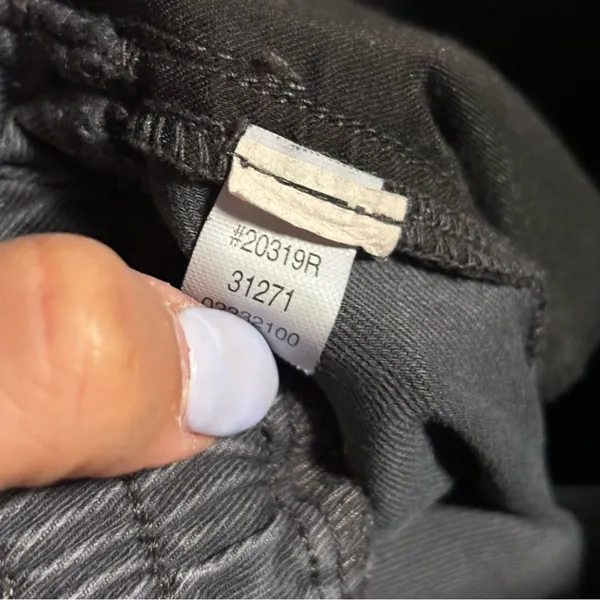 Spanx Stretch Twill Cargo Pull On Ankle Zip Jogger Gray- Size XS - Image 7