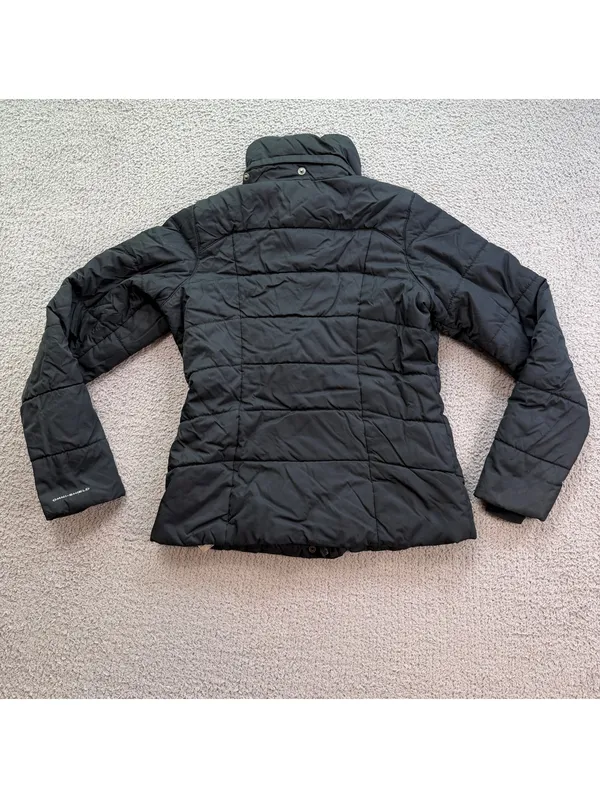 Columbia Omni-Shield Black Insulated Puffer Jacket Womens Small Zip Winter Coat - Image 2