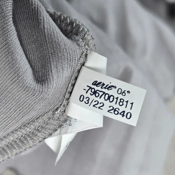 OFFLINE by Aerie OG Original Ribbed Crop Tank Top Grey‎ Large 7967001811 - Image 6