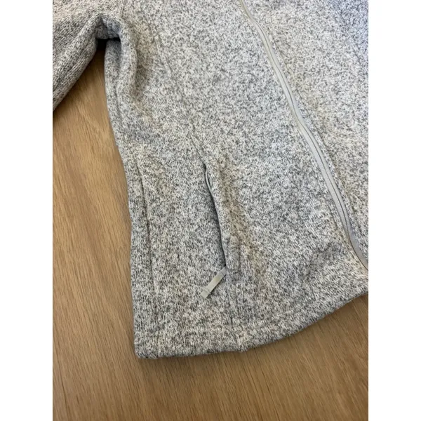 The North Face Women’s Maggy Full Zip Fleece Sweater Jacket LightGray Size Small - Image 3