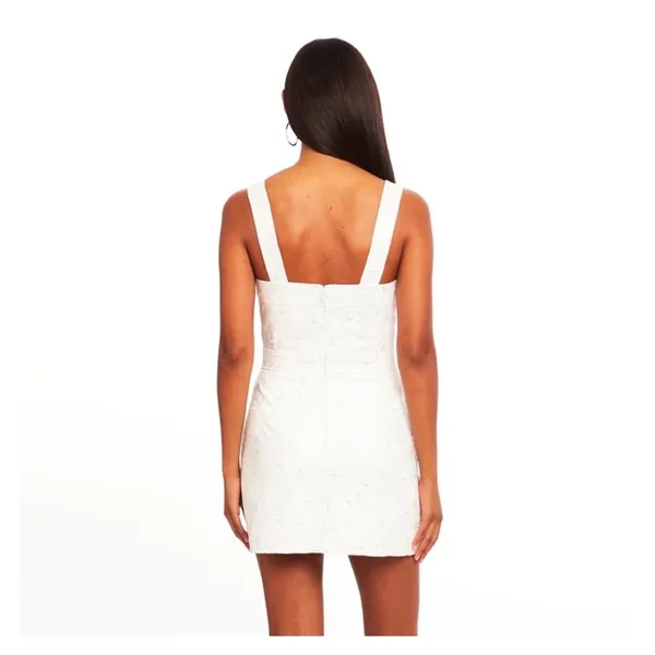 Amanda Uprichard Ace Faux Leather Mini Dress Women Size Medium - Image 2