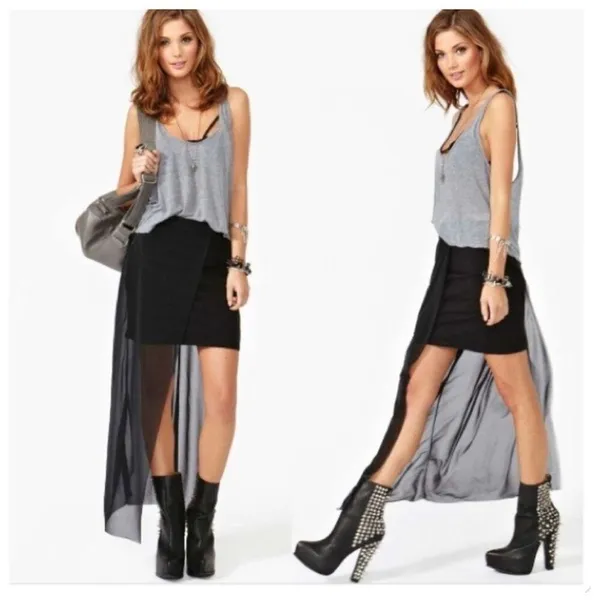Cheap Monday chizu long black skirt - Image 2