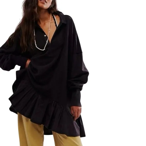 FREE PEOPLE Olivia Sweatshirt Size L MSRP $148 New without Tag SOO - Image 2