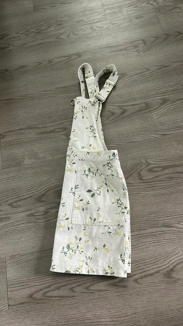 Forever 21 Floral Overall White Dress - Image 2