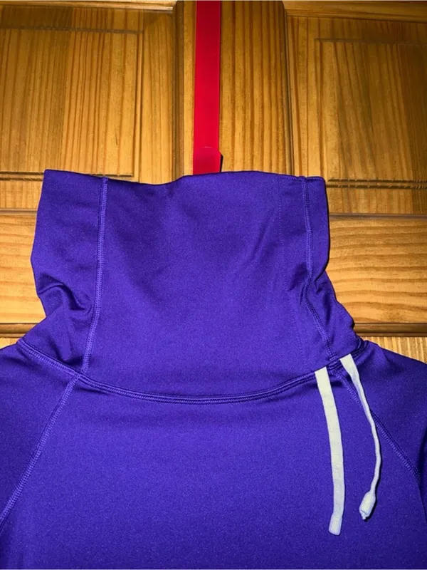 Nike Purple Cowl Neck Dri-FIT Women's Pullover - Image 5