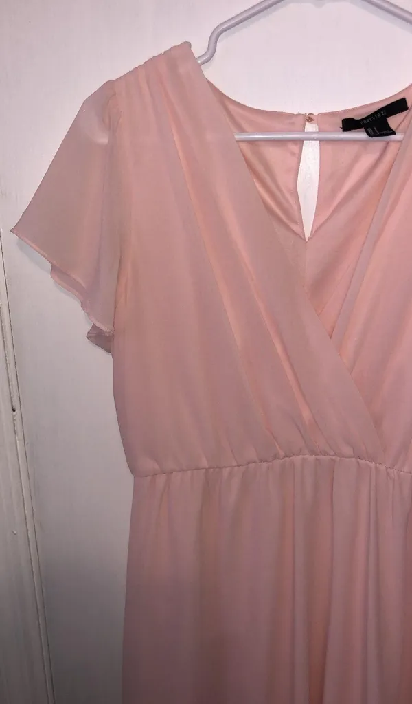 Forever 21 Pink Dress Size L - Image 3