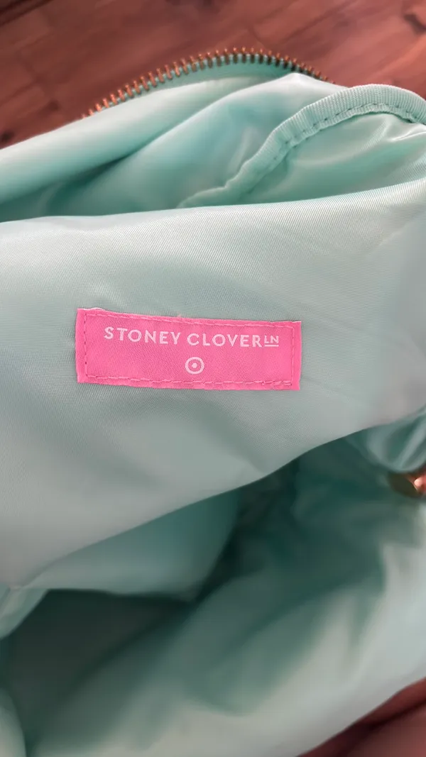 Stoney Clover Lane x Target Terry Backpack Cloth Embossed Light Green - Image 3