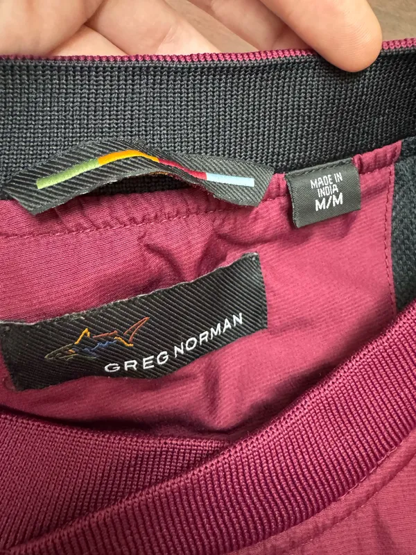 Greg Norman Virginia Tech Mens Pullover Windbreaker Size Medium - Image 6