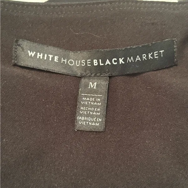 White House Black Market Long Sleeve Geometric Dress - size M - Image 2