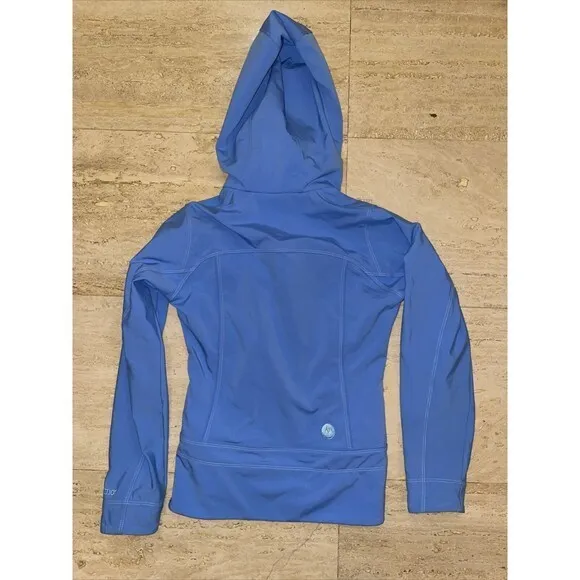 Women's‎ Marmot Riverfront Blue Insulated Hooded Jacket Sz XS - Image 4