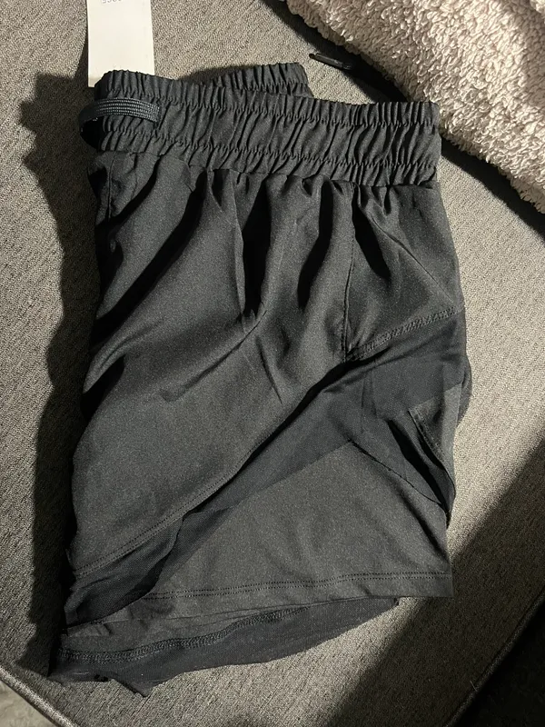 Black Athletic Shorts Size L - Image 3