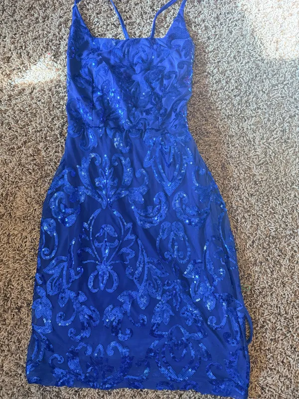 Blue short dress. Size XS - Image 2
