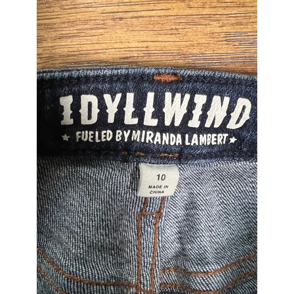 Idyllwind Fueled by Miranda Lambert Womens Bootcut Dark Wash Mid RiseJeans sz 10 - Image 3