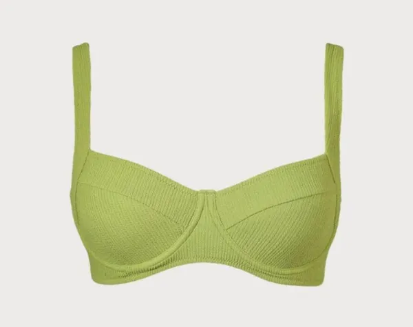BERLOOK Green Backless Underwire Bikini Top AND Low Waisted Bikini Bottom 20 - Image 10