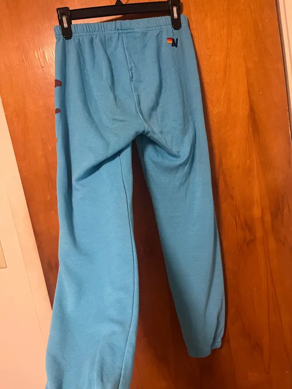 Aviator Nation Sweatpants teal XS - Image 6