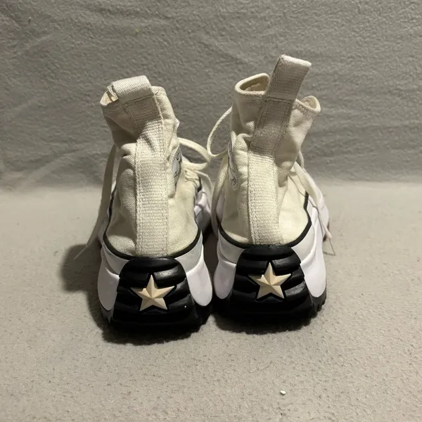Converse Run Star Hike Platform Unisex High Top Sneakers light beige M 6.5 W 8 - Image 6