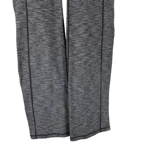 Athleta‎ Straight Up Yoga Pants Heather Gray Space Dye Athleisure Size Medium - Image 3