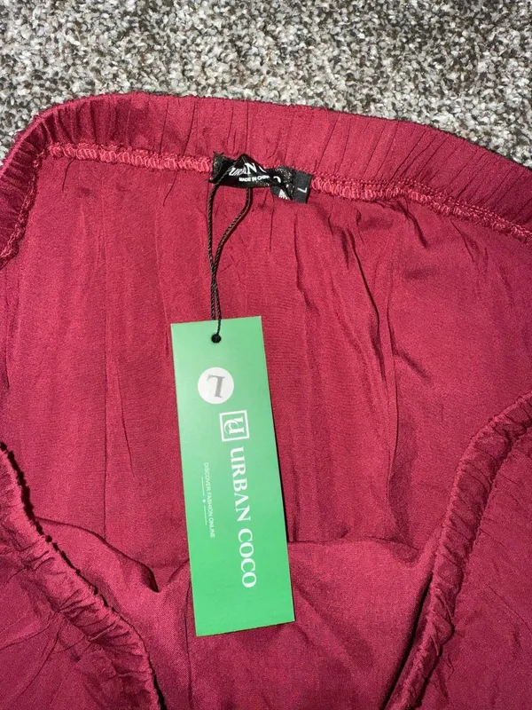 Urban Coco Red Tier Skirt - Image 4