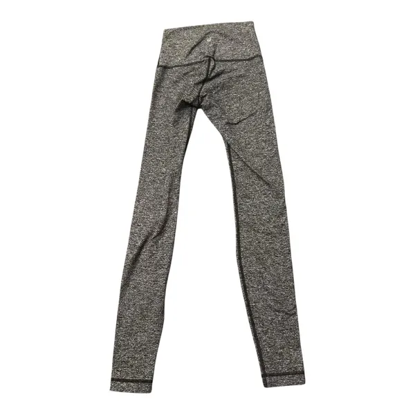 lululemon‎ athletica Wunder Under High Rise Charcoal Leggings Size 4 - Image 3