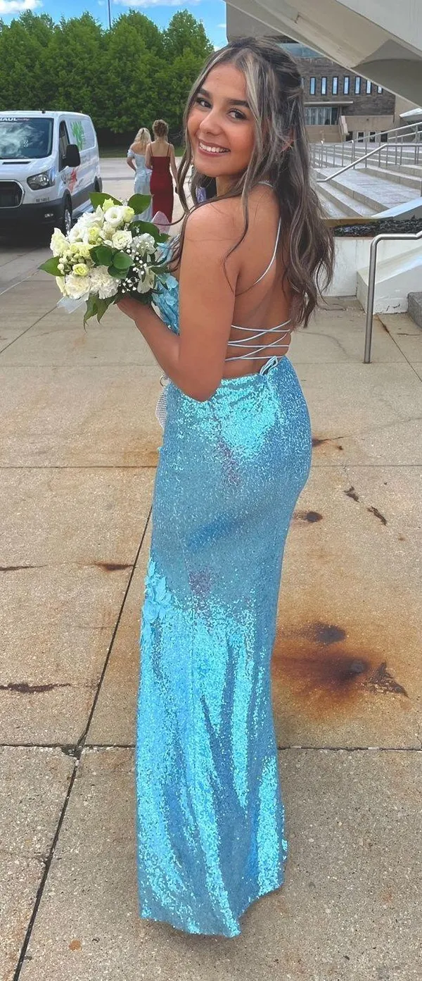 Chicas prom dress Blue - Image 2