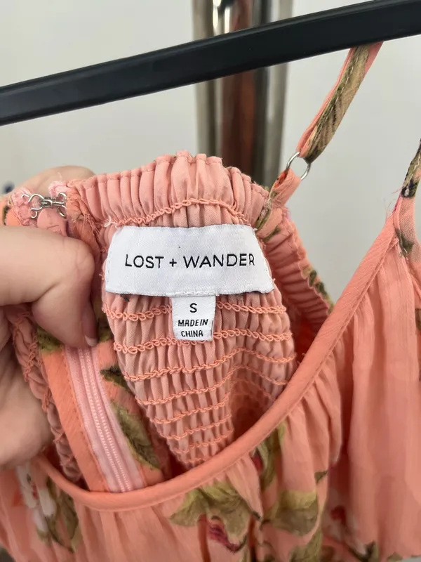 Lost + Wander Pink Ruffle Dress - Image 6