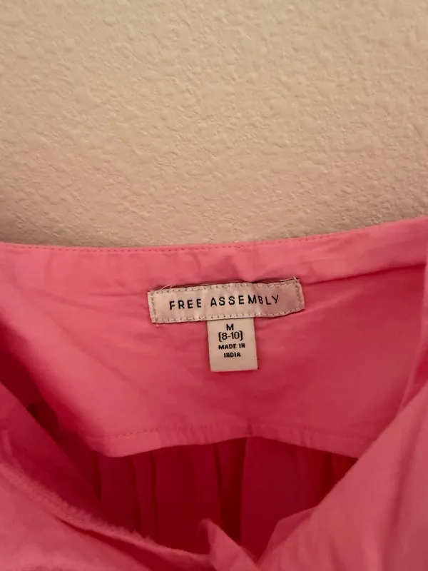Free Assembly Pink Mini Dress — Size Medium - Image 4