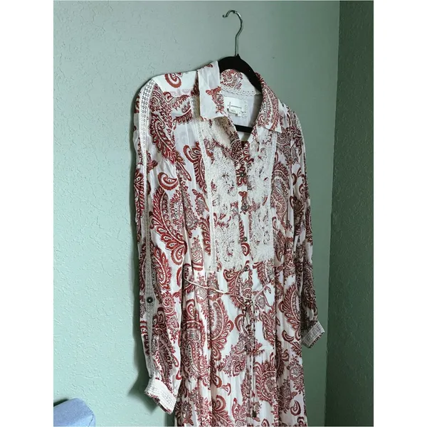 Anthropologie Allaire Maxi Shirtdress Size XS - Image 3