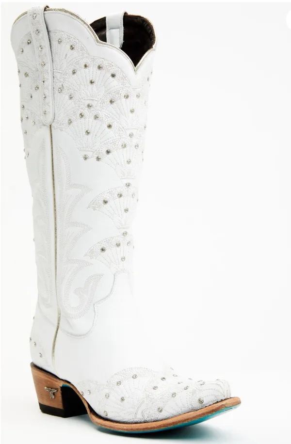 White Lane Cowboy Boots Size 8 - Image 4