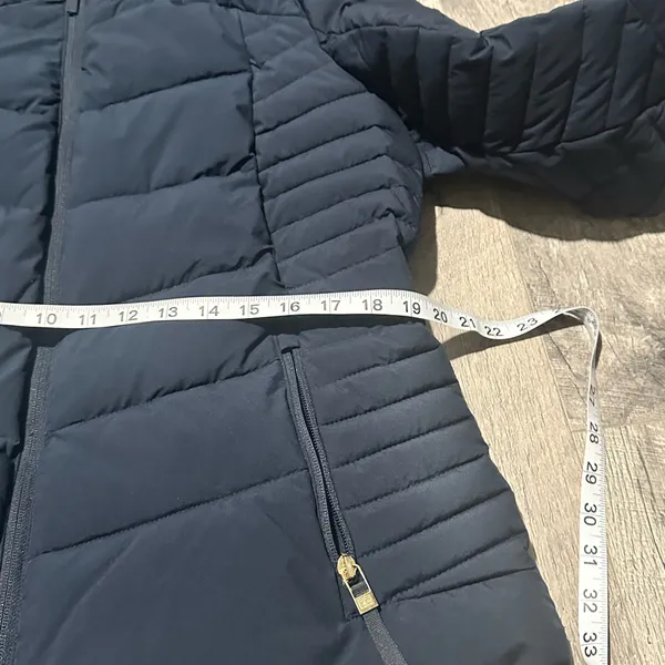 Tommy Hilfiger Women's Jacket Coat Navy Blue Zip Hood Pockets Quilted Packable - Image 4