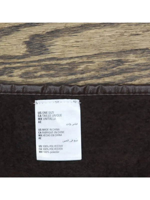 NEW Inc International Concepts Belted Ruana Topper with Piped Trim Dark Brown - Image 4