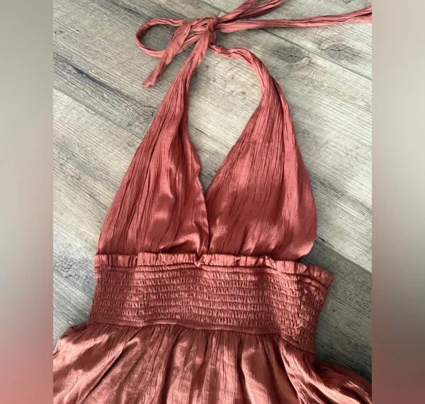 Idem Ditto Dress Ruffle Pink - Image 3