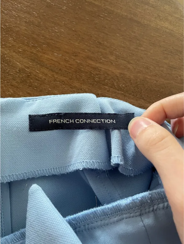 French Connection Whisper Tie Back Mini Dress - Image 4