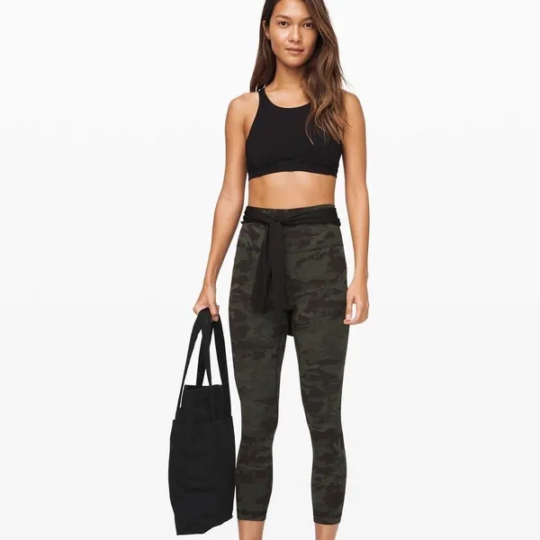 LULULEMON Align Pant II Leggings Women's 8 Yoga Heritage 365 Camo Green 25"‎ - Image 3