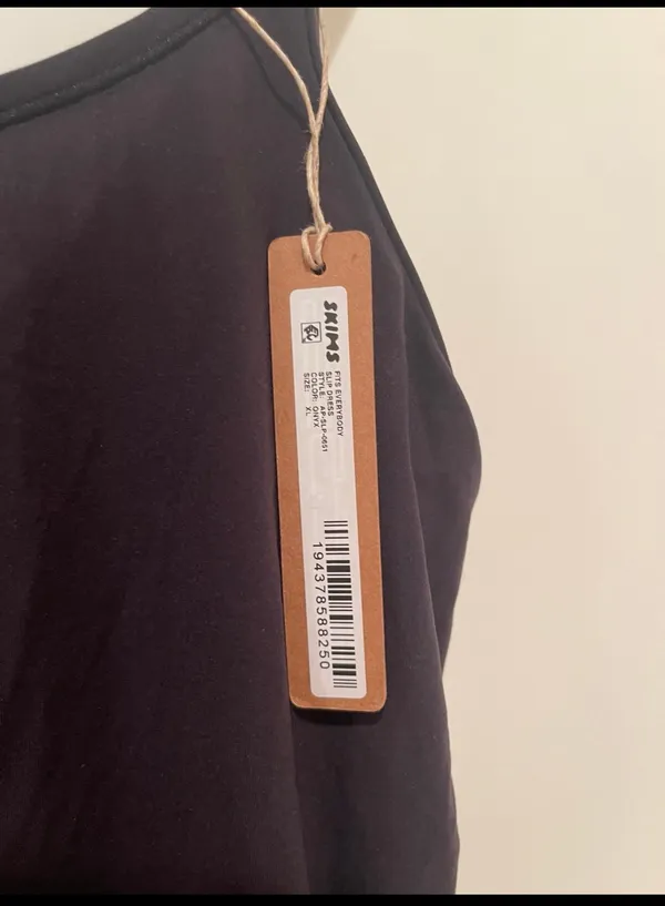 SKIMS NWT Fits Everybody Slip Dress Onyx XL - Image 4