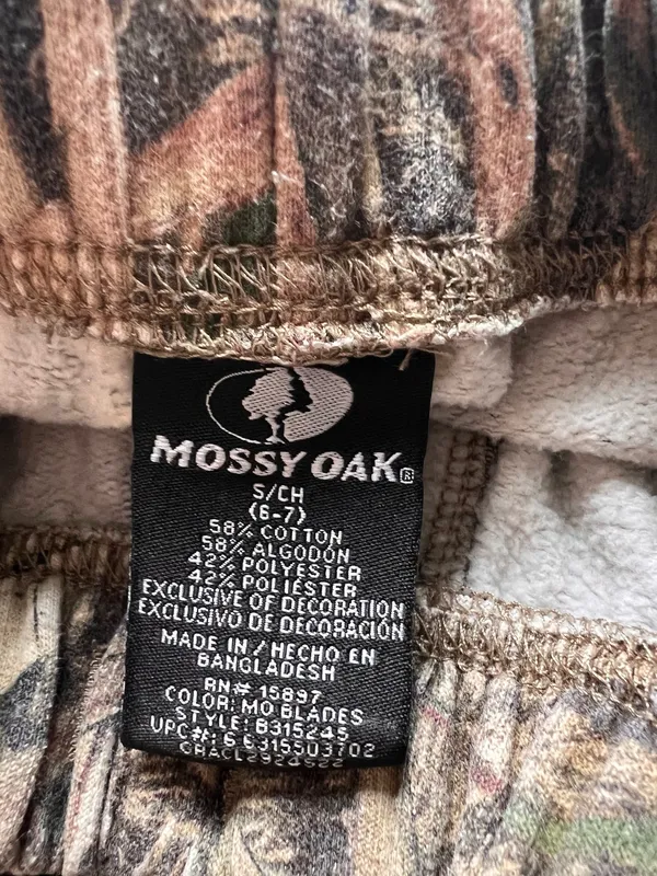 Mossy Oak camo sweatpants Size S, Used Like New Condition, Offers Welcome #camouflage #outdoors #420 - Image 3