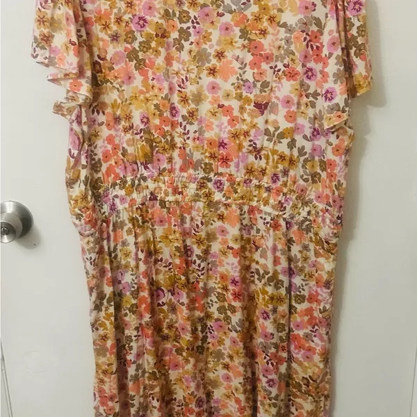 Beachlunchlounge Floral Tiered Beachy Dress XXL Coastal Cowgirl Cottagecore Boho - Image 6