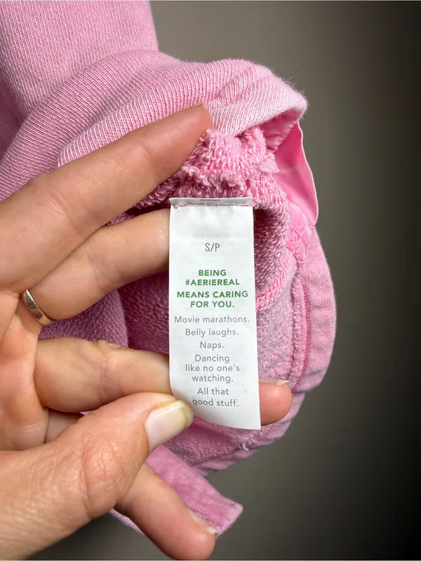 Aerie Lumber Jane Pink Terry Cloth Cotton Button Up Shacket - Size S - Image 9