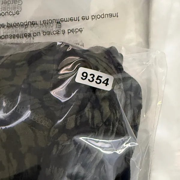 Rails Jasmine Olive Batik Cheetah Smocked Mini Dress Green Animal Print Large - Image 11