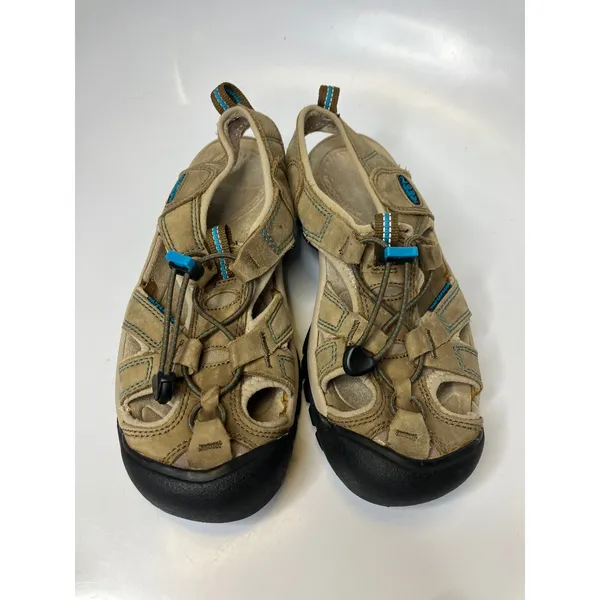 Keen Venice H2 Sandals Womens 7 Tan Good Waterproof Leather Sport Outdoor Hiking - Image 5