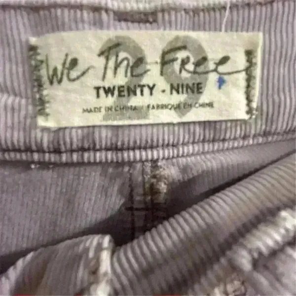 Free People We The Free Women's Corduroy Pants Lilac Purple‎ Size 29 Casual - Image 10