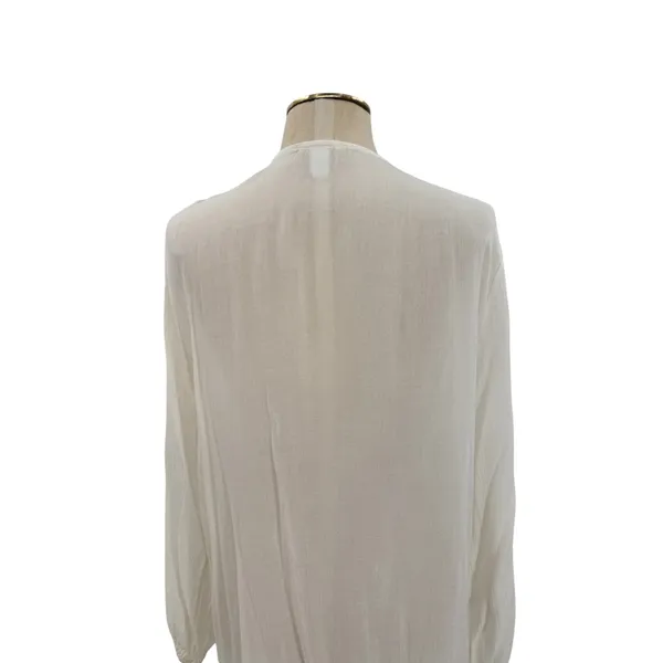Eberjey Summer of Love Elba‎ Cover Up Dress White Crochet Tunic Size Large - Image 10